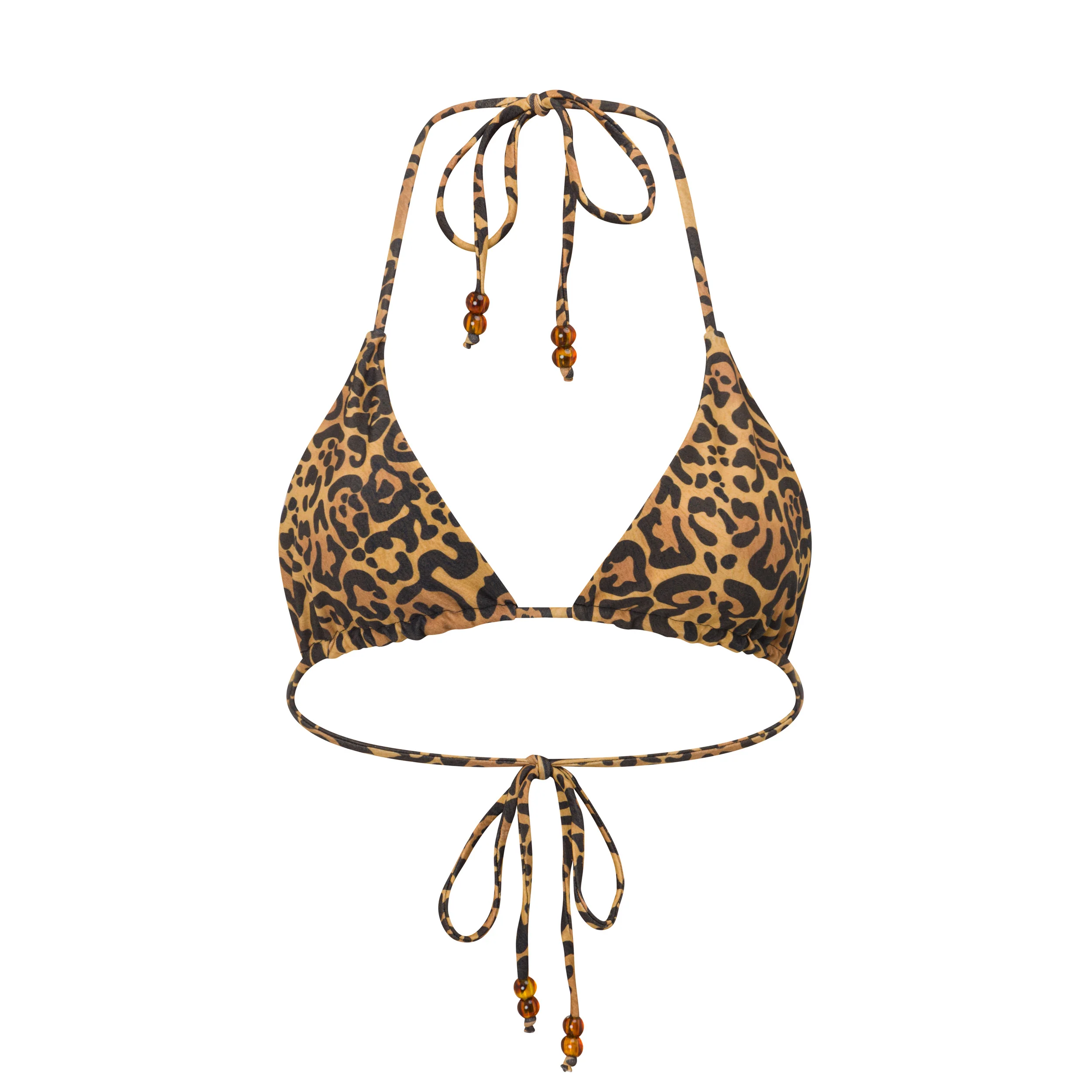 Baby Leopard - Halter Bikini Top - Image 6