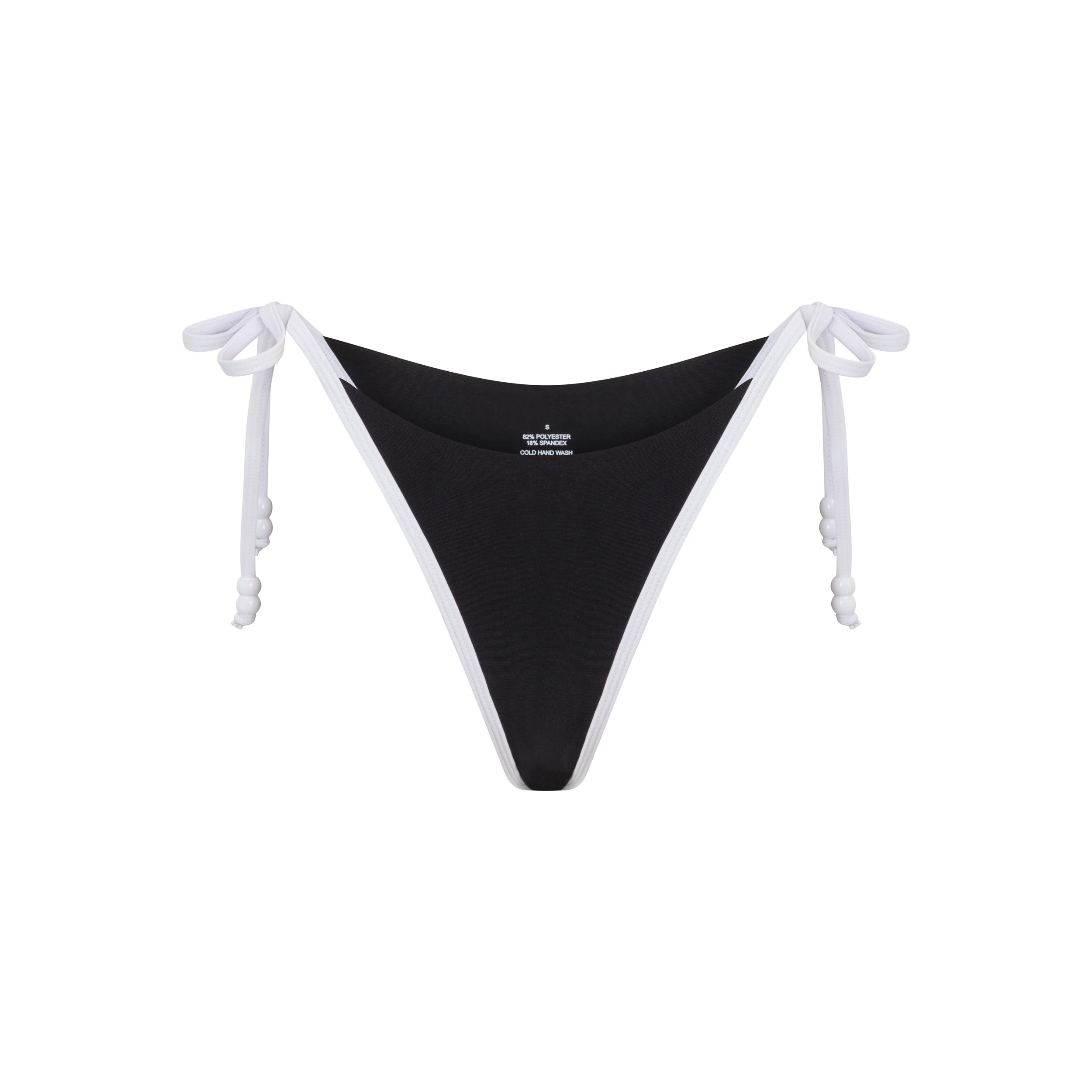 Black/Ivory - Tie-Side Bottoms - Image 6