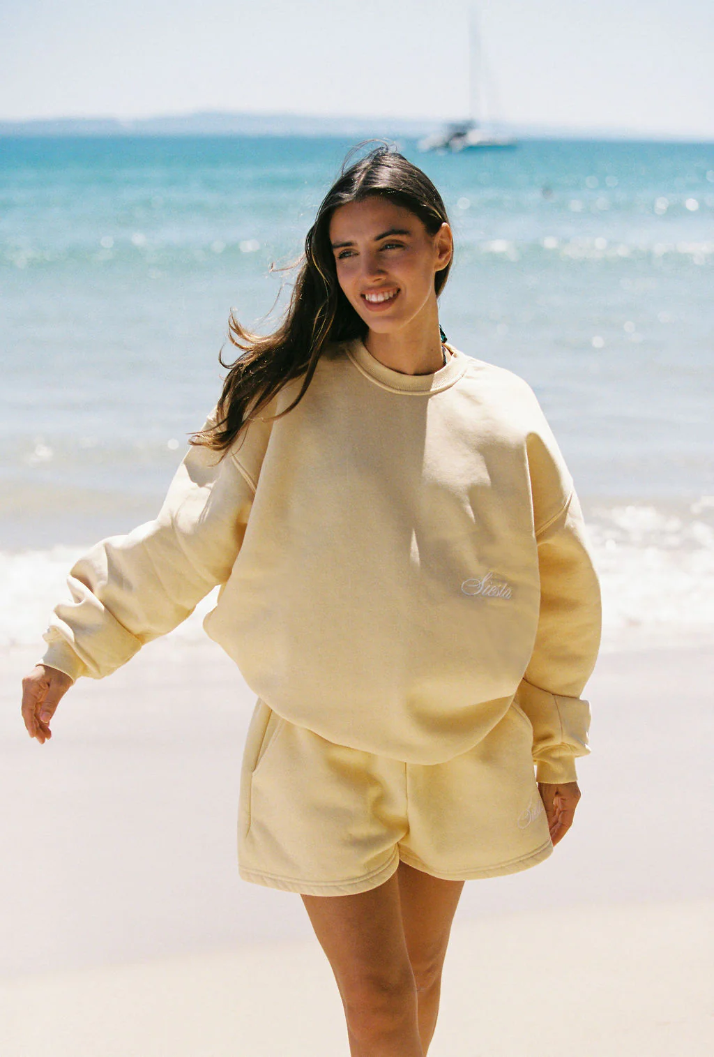 Hibiscus Staple Crew Neck - Yellow - Image 7