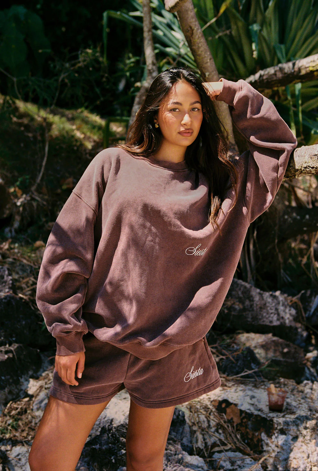 Hibiscus Staple Shorts - Vintage Brown - Image 3