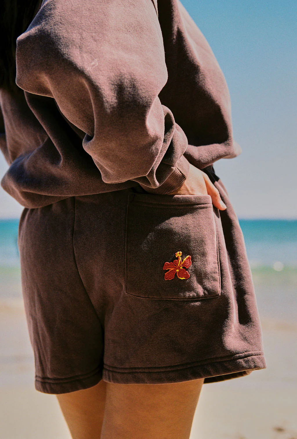 Hibiscus Staple Shorts - Vintage Brown - Image 5