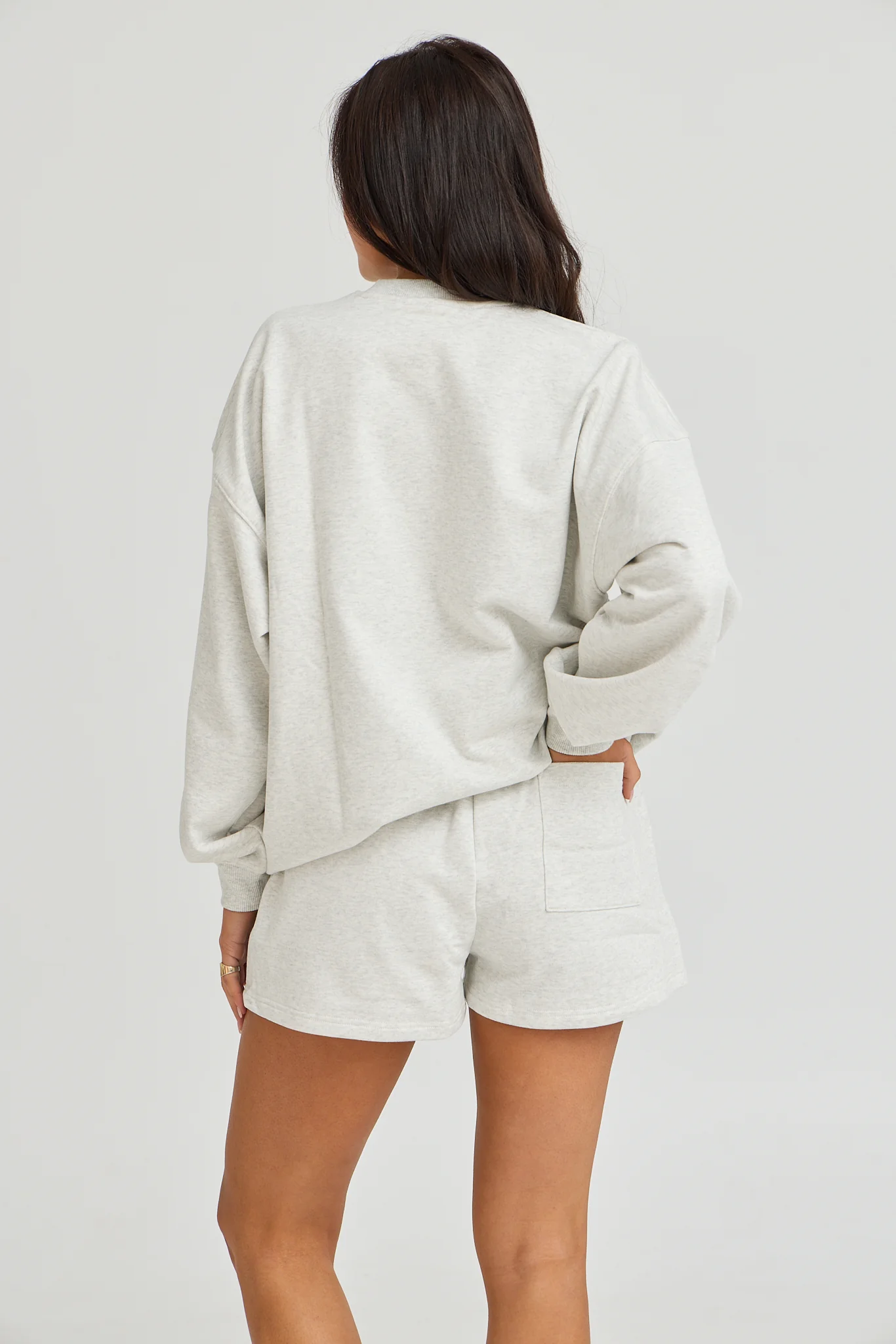 Staple Crew Neck - Grey Marle - Image 5