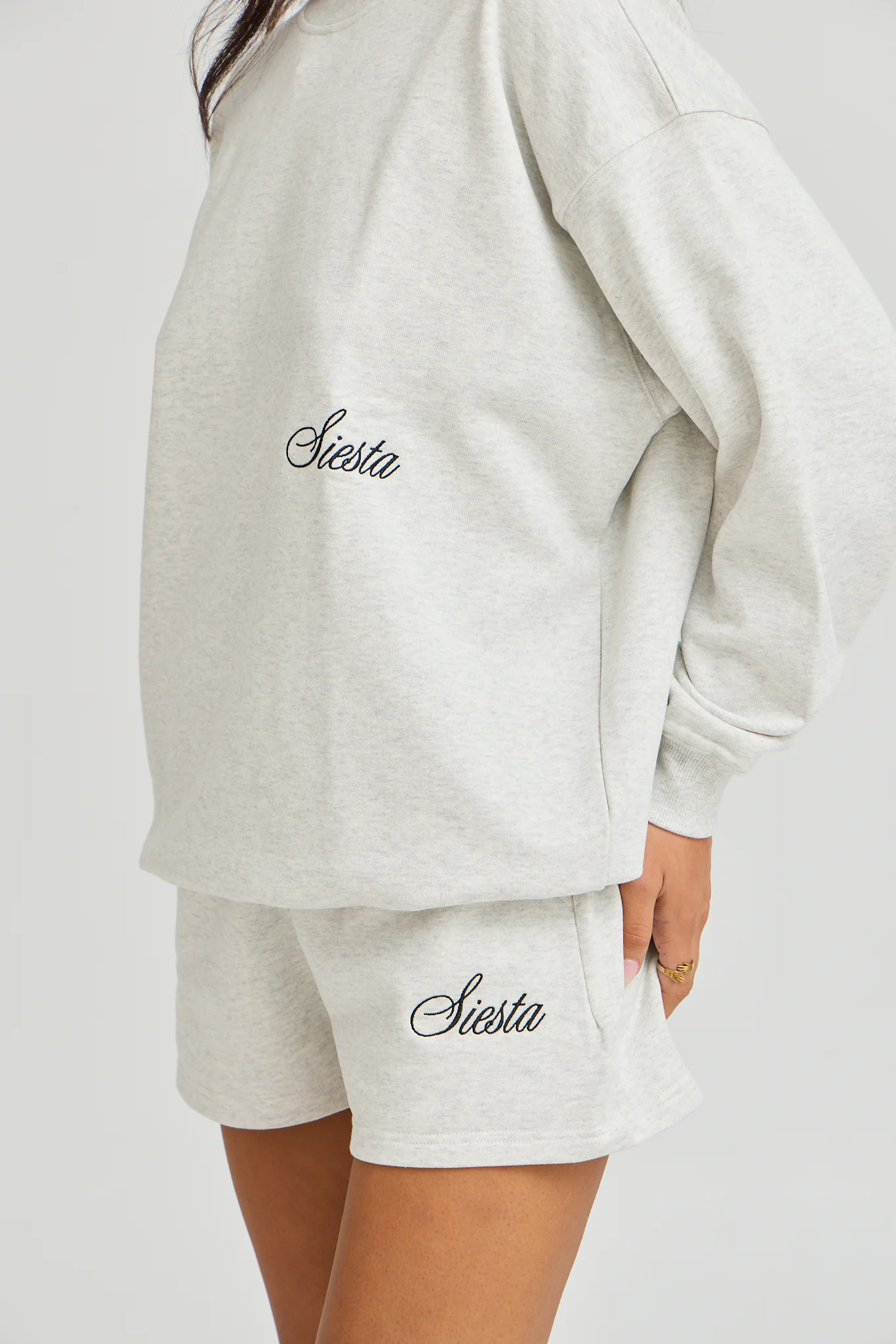 Staple Crew Neck - Grey Marle - Image 4